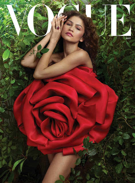 Zendaya Beautiful Fashion Model Photo Shoot for Vogue Magazine May 2024 Issue