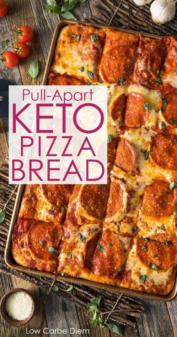  Combine the almond flour with the baking powder Keto Pizza Bread  Keto Pizza Bread (Pulls Apart)
