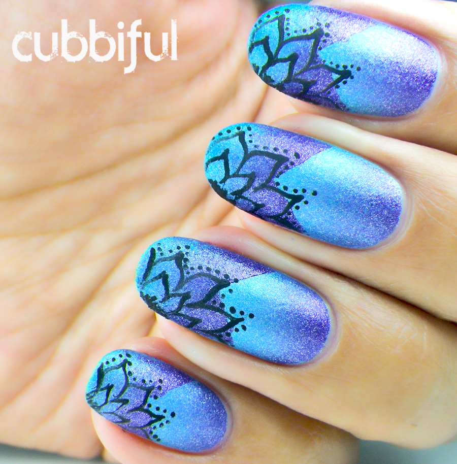  31DC2014 - Day 10: Gradient Nails 