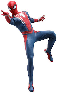 Hot Toys Figura Spiderman Advanced Suit 30 cm. Marvel'S Spiderman. Masterpiece. Escala 1:6 