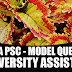 Kerala PSC Model Questions for University Assistant Exam - 115