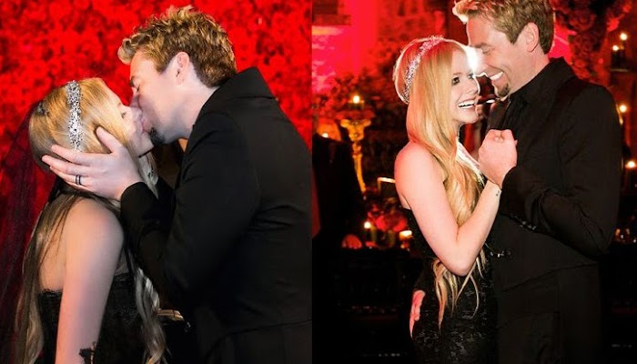 Una exclusiva mundial, así fue la boda de Avril y Chad