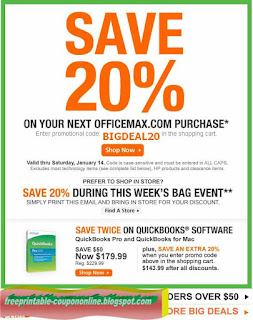 Free Printable Office Max Coupons