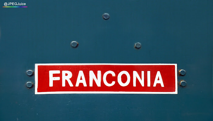 40020 Franconia nameplate mount with painted name