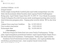 Contoh Surat Permohonan Pengaspalan Jalan Rt