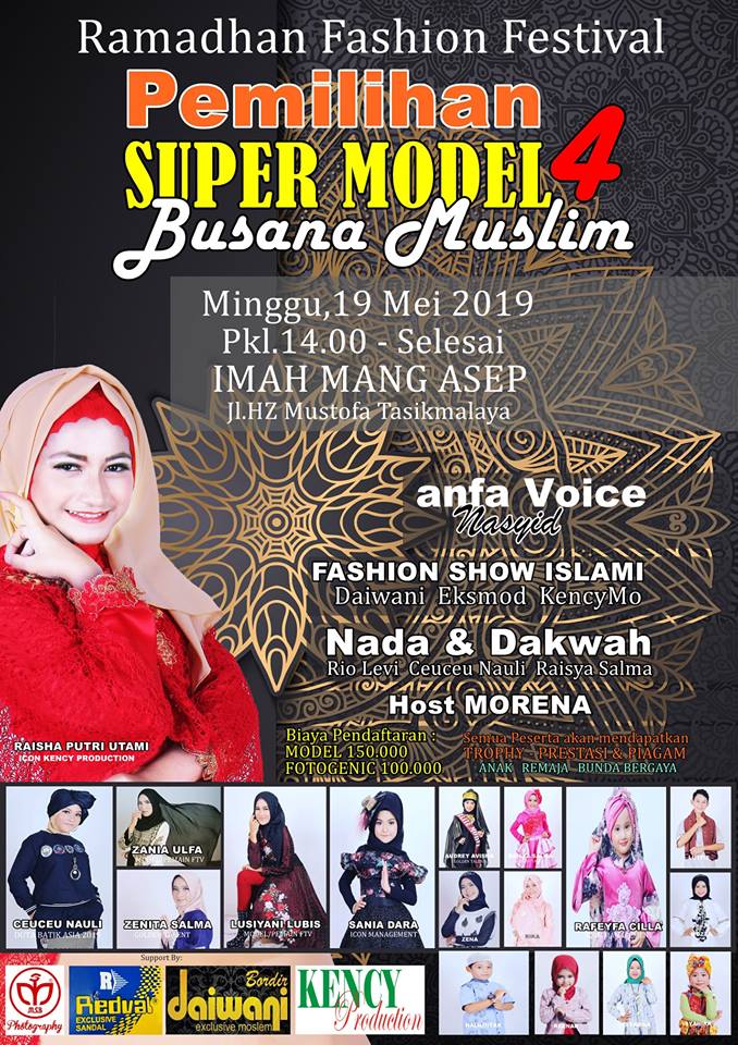 Pemilian Super Model 4 Busana Muslim LOMBA  FASHION  SHOW  