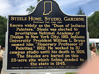 T. C Steele Historic Marker Side 1