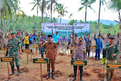 Sinergitas TNI – Polri di Trenggalek Tanam Mangrove Cegah Abrasi Wujudkan Habitat Laut Yang Asri