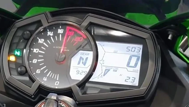 Spedometer atau panel meter Kawasaki ZX25R Indonesia