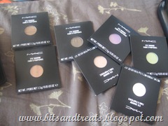 mac single eyeshadows, by bitsandtreats
