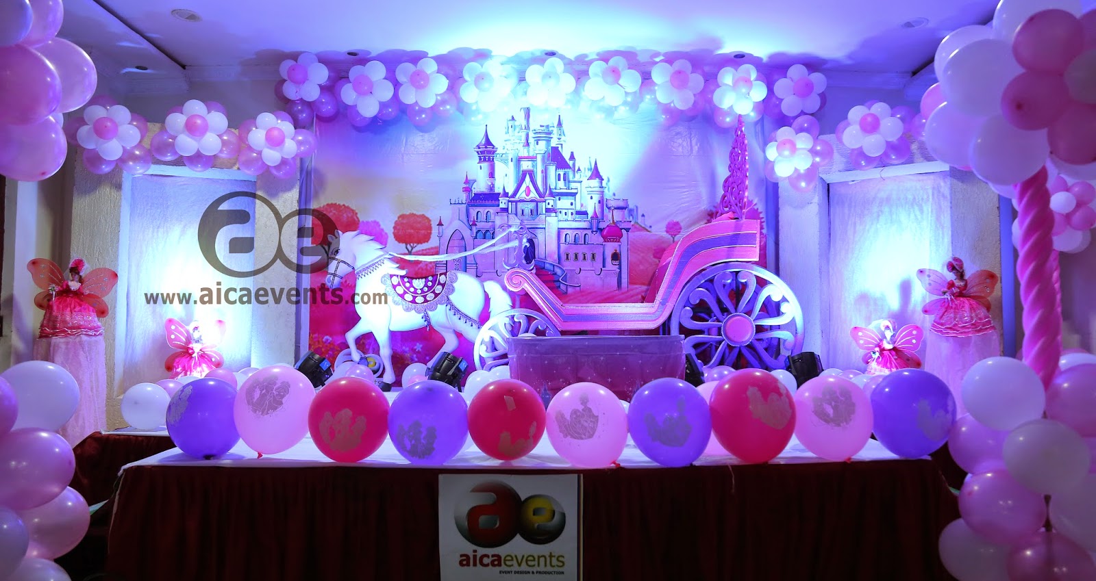 Aicaevents India Chariot and Princess theme Birthday  