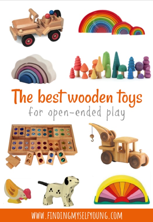 the best wooden toy brands for open ended play