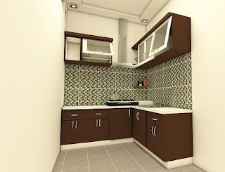Sebuah ruang dapur dengan ukuran yang kecil tentunya membutuhkan beberapa perabotan yang k Desain Kitchen Set Mungil