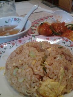 Char-han and Subuta/Fried Rice and Sweet and Sour Pork