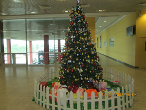 At Departure terminal of Phnom Penh Airport.