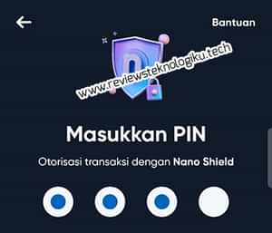 masukkan pin transfer nanovest