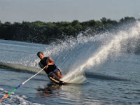 Water skiing in Goa