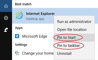 pin-internet-explorer-icon-to-start-menu-windows-10