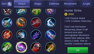 Build Item Granger Mobile Legends Tersakit dan Terbaru 2019