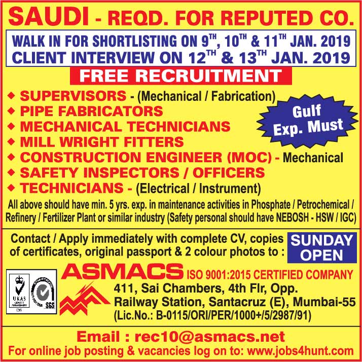 abroad jobs newspaper