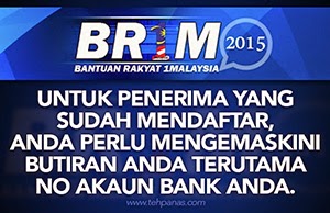 BR1M 2015 Boleh Dikemaskini Bermula 1 Disember 2014 ini 