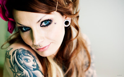 girls tattos piercings wallpapers