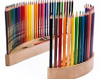 Estuches de madera para lápices y colores