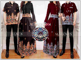 Batik Couple Merah Maroon Sedang Ngetren