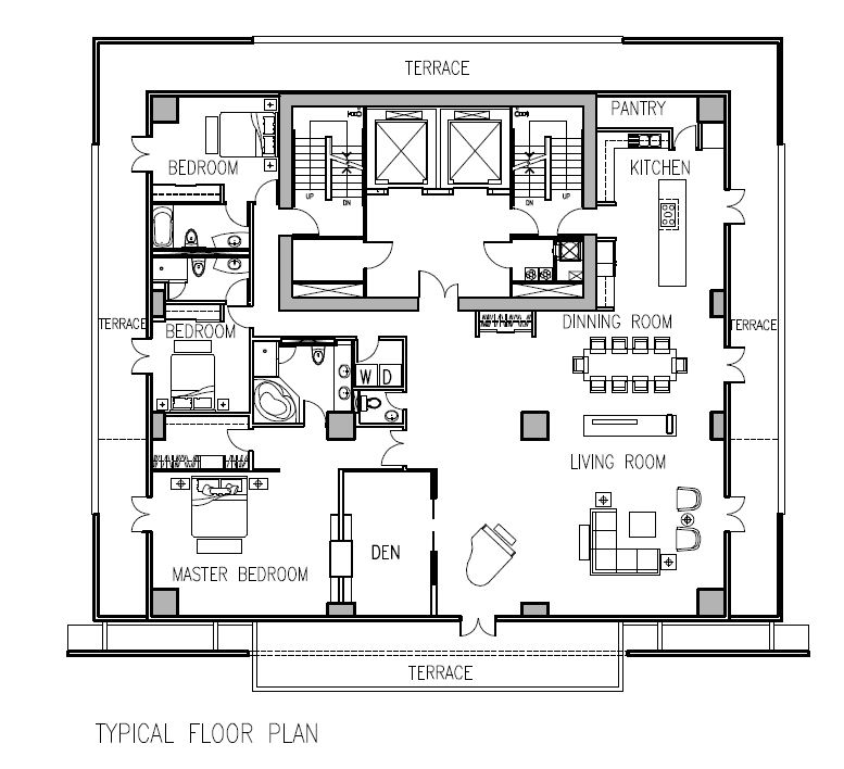 Apartment Complex Plans Designs