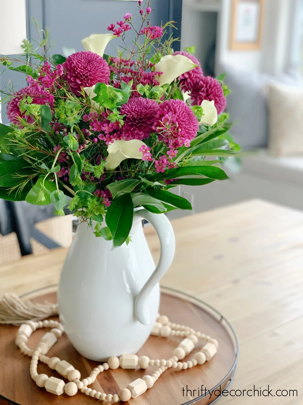 how to arrange grocery store flowers