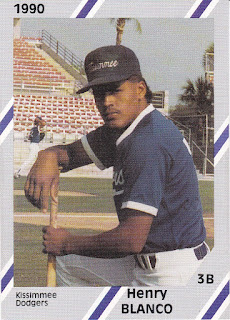 Henry Blanco 1990 GCL Dodgers card