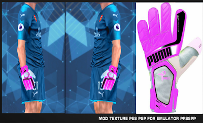 PUMA Project Pink EvoSPEED 3.2 Gloves PES PSP For Emulator PPSSPP
