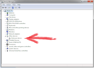 device manager untuk driver cross a20