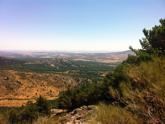 Ruta en bici por la Hoya de San Blas, julio 2012