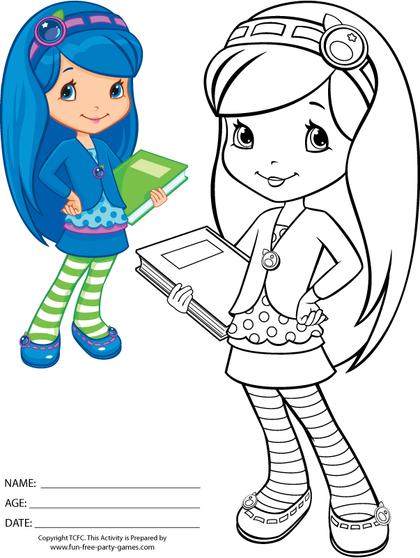 Download colours drawing wallpaper: Beautiful Strawberry Shortcake ...