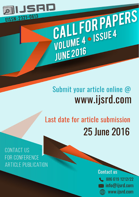 IJSRD call for paper June 2016