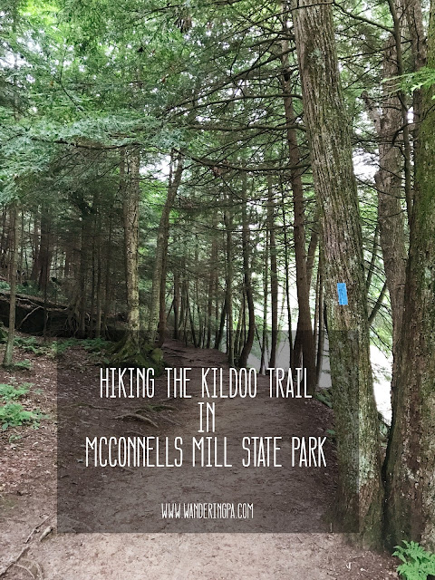 Hiking the Kildoo Trail in McConnells Mill State Park www.wanderingpa.com