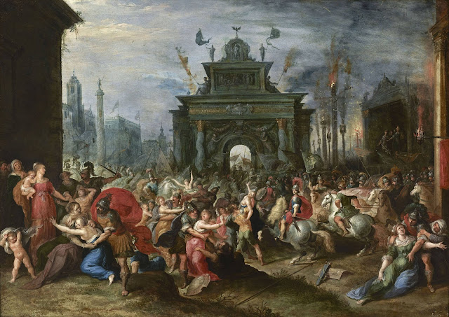 Roman mythology: the rape of Sabine women