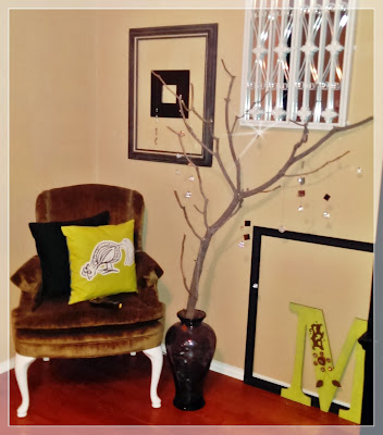 Decorative Tree, DIY Tree Branch with Hanging Crystal