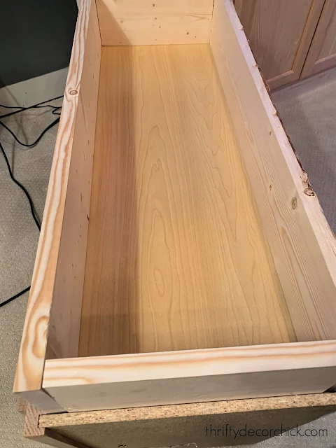 prepping cabinets for built ins