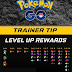 Pokemon Go: Level Up Rewards