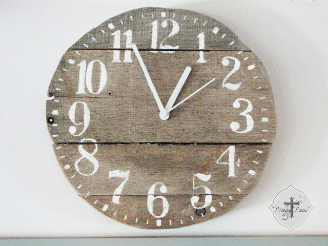 diy wood clock project