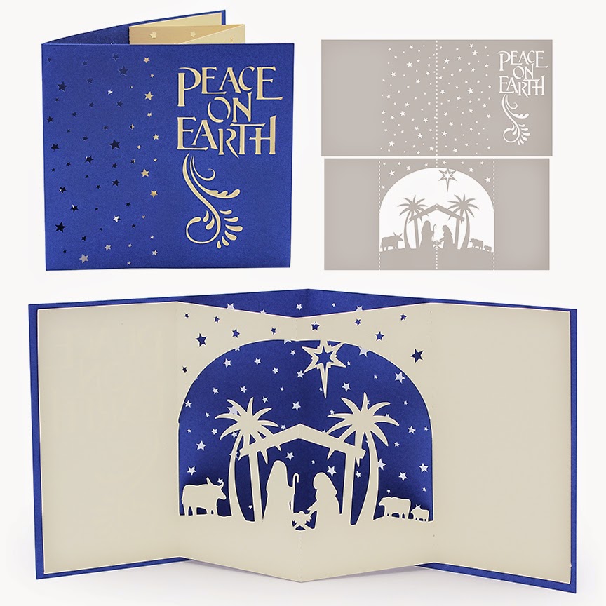 Download The Non-Crafty Crafter: CRICUT: Resizing the Nativity pop up card from DigiPlayground