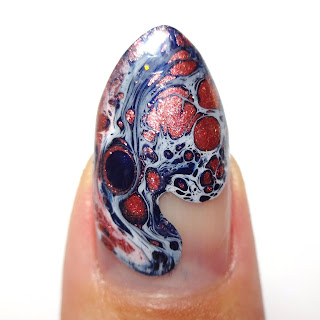 Drip Marble with Spotting Polish