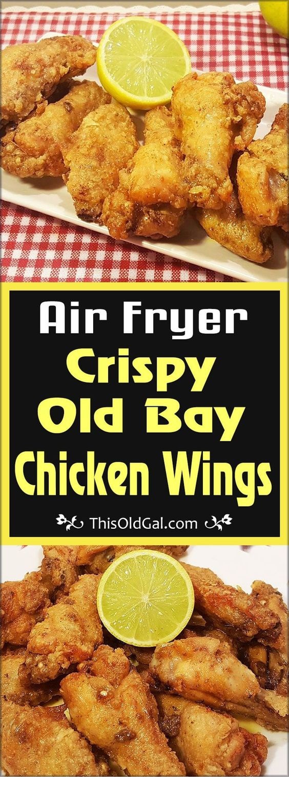 Air Fryer Crispy Old Bay Chicken Wings