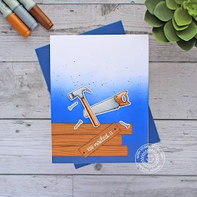 Sunny Studio Stamps: Tool Time Masculine Themed Card by Vanessa Menhorn