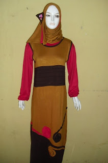 Model Baju Muslim Gamis Kasmir 2012