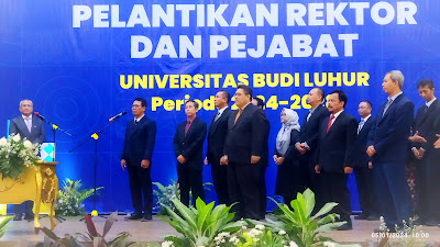 Rektor Baru Universitas Budi Luhur akan Teruskan Pondasi yang Telah Dibangun Rektor Wendi Usino