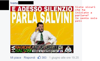 silenzio parla salvini