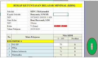  Tahun Aajaran ini kami dapatkan dari Bapak Haryono ✔ Unduh, Download Aplikasi KKM Kurikulum 2013 Kelas 5 SD Tahun Ajaran 2019-2020